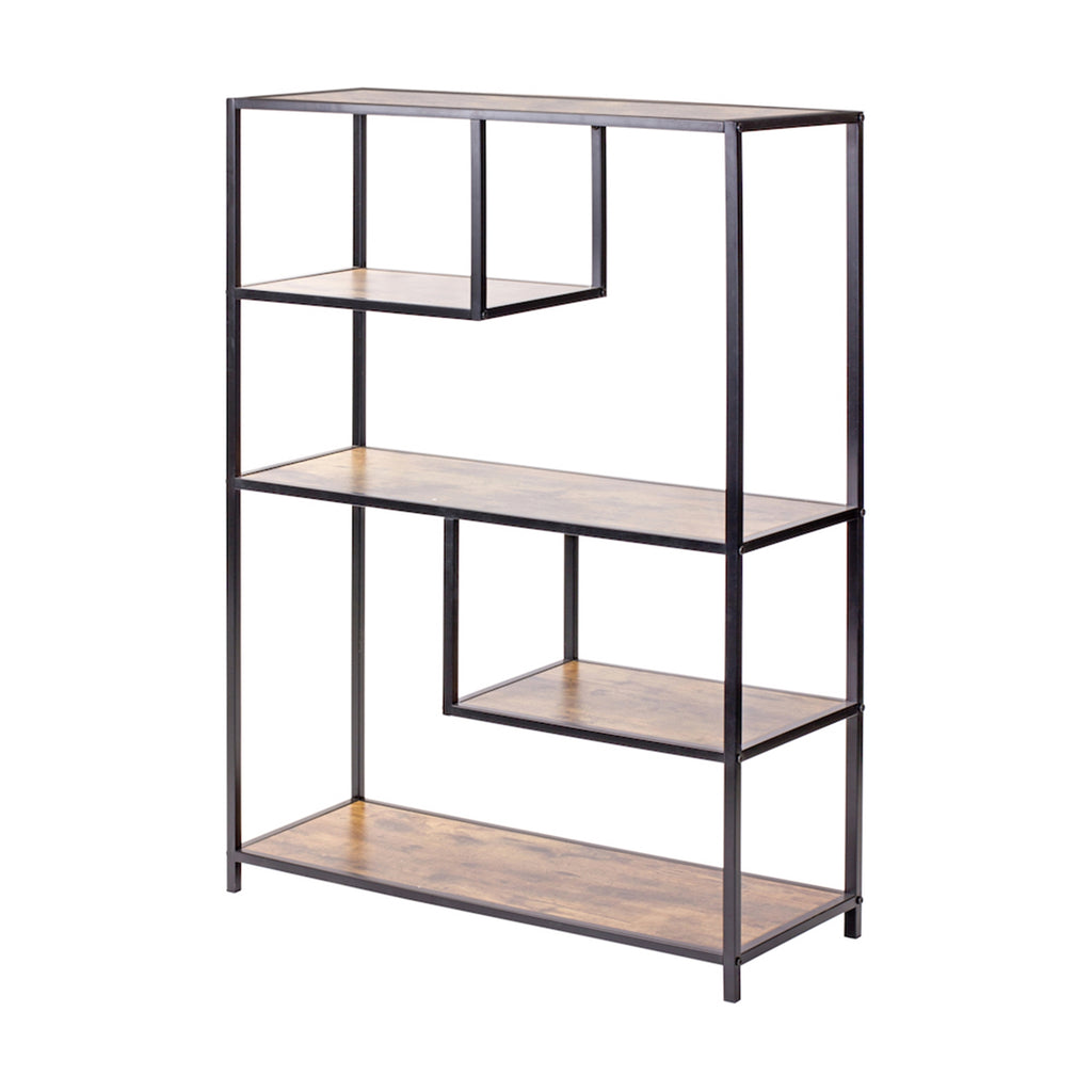 Iron/ Wood Floor Shelf - Bombay Mercantile