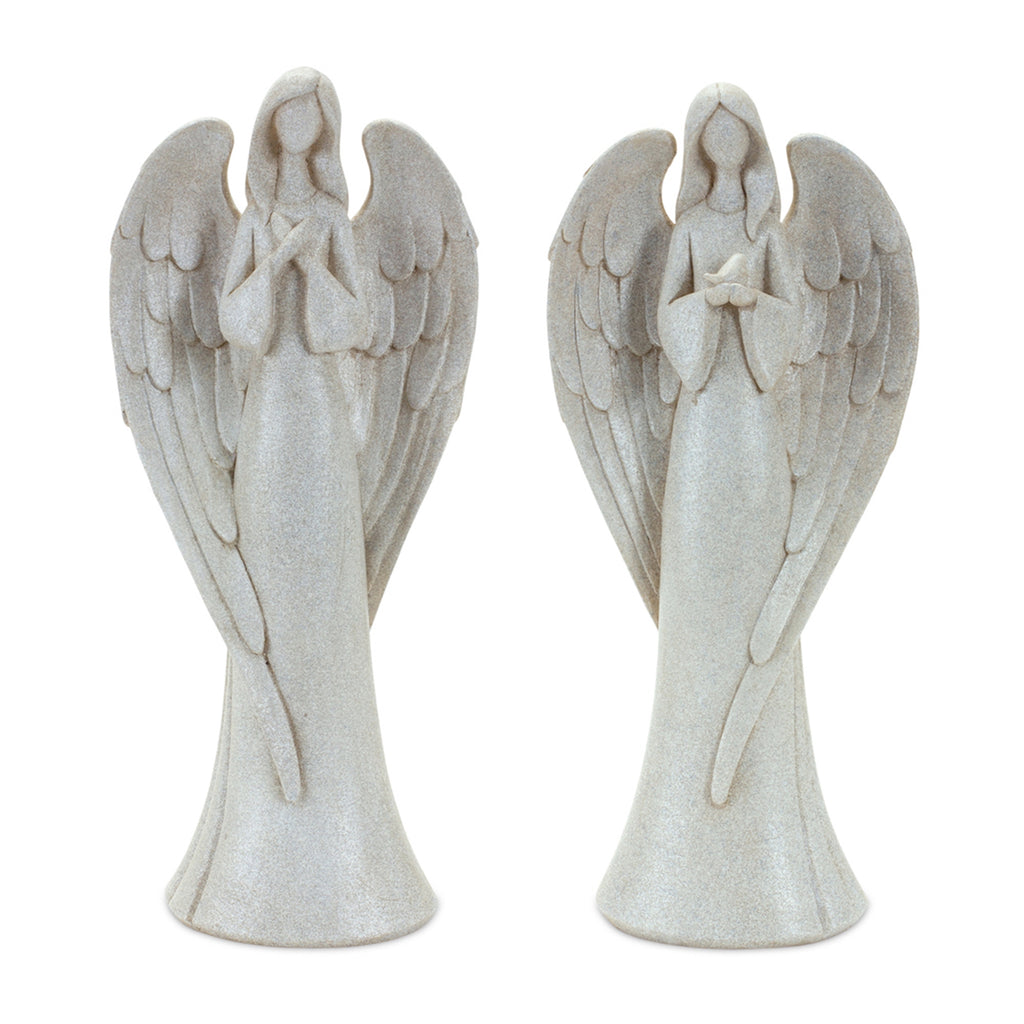 Set of 4 White Angels - Bombay Mercantile