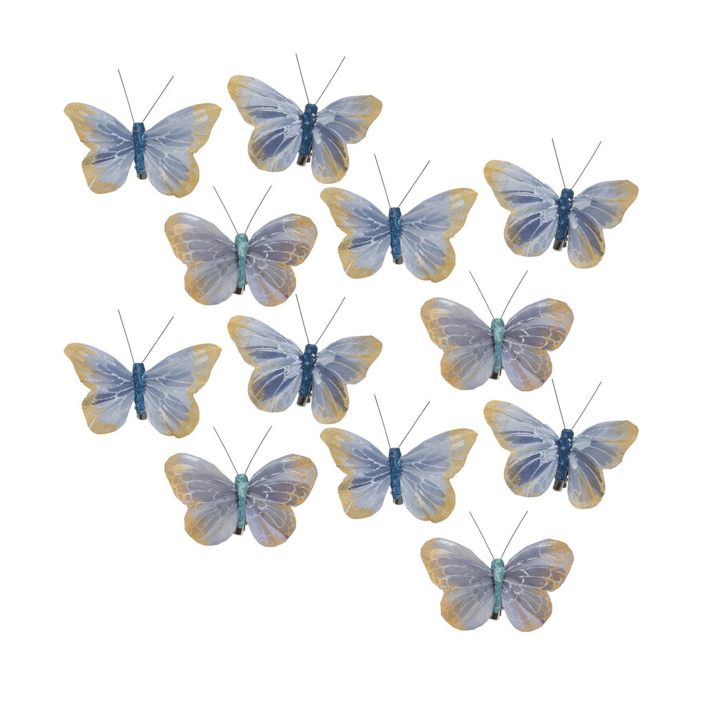 Set of 12, Butterfly - Bombay Mercantile