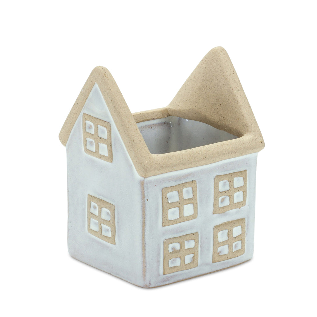 Set of 2 House Planter - Bombay Mercantile
