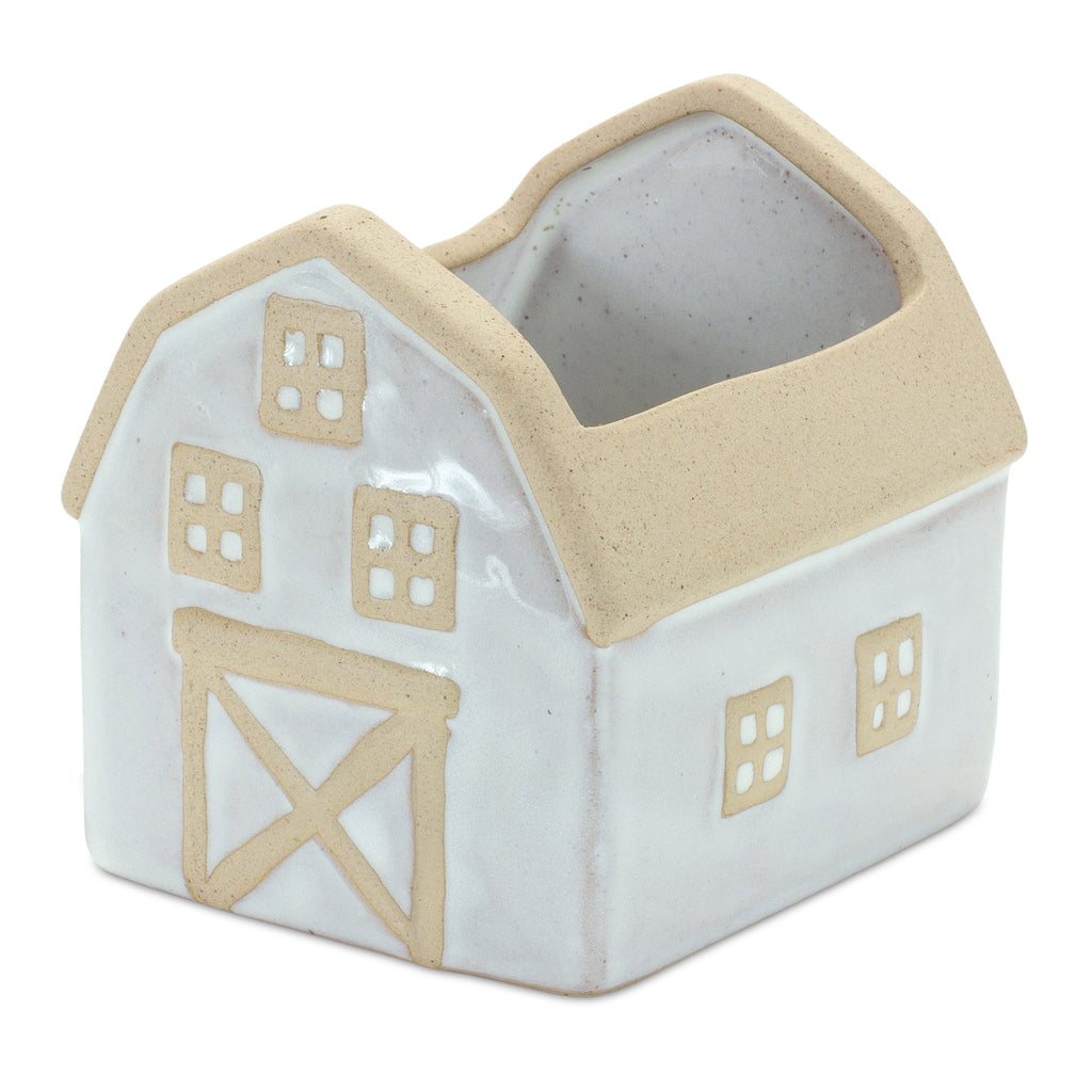Set of 2 House Planter - Bombay Mercantile