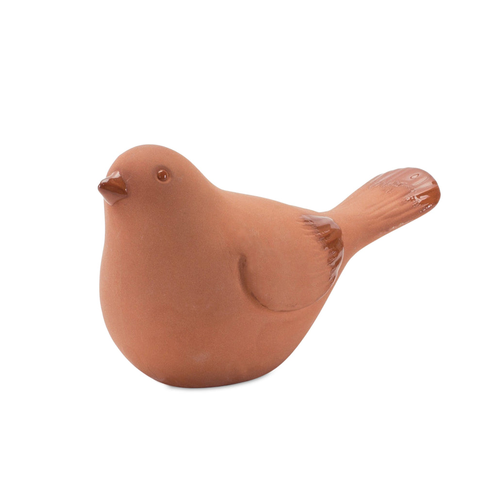 Set of 4 Ceramic Earthen Bird - Bombay Mercantile