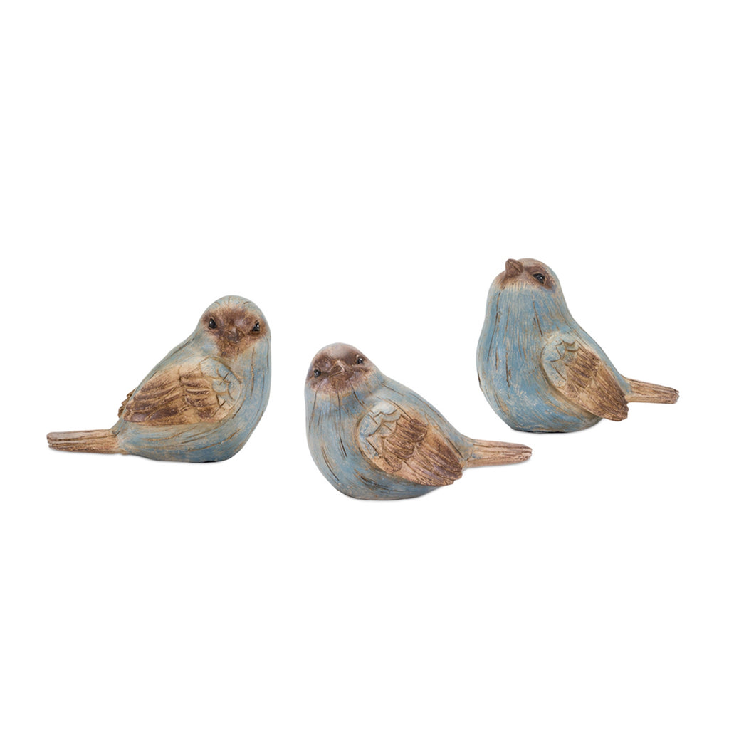 Set of 3 Resin Birds - Bombay Mercantile