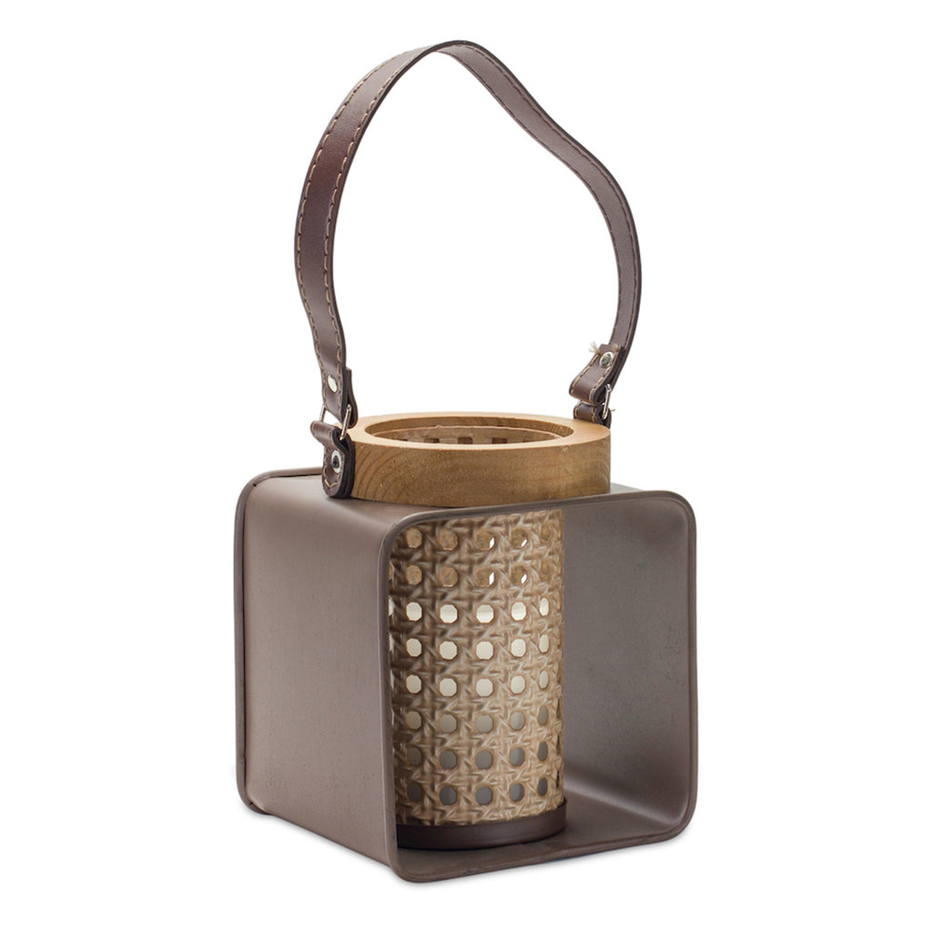 Jar With Handle Candle Holder - Bombay Mercantile