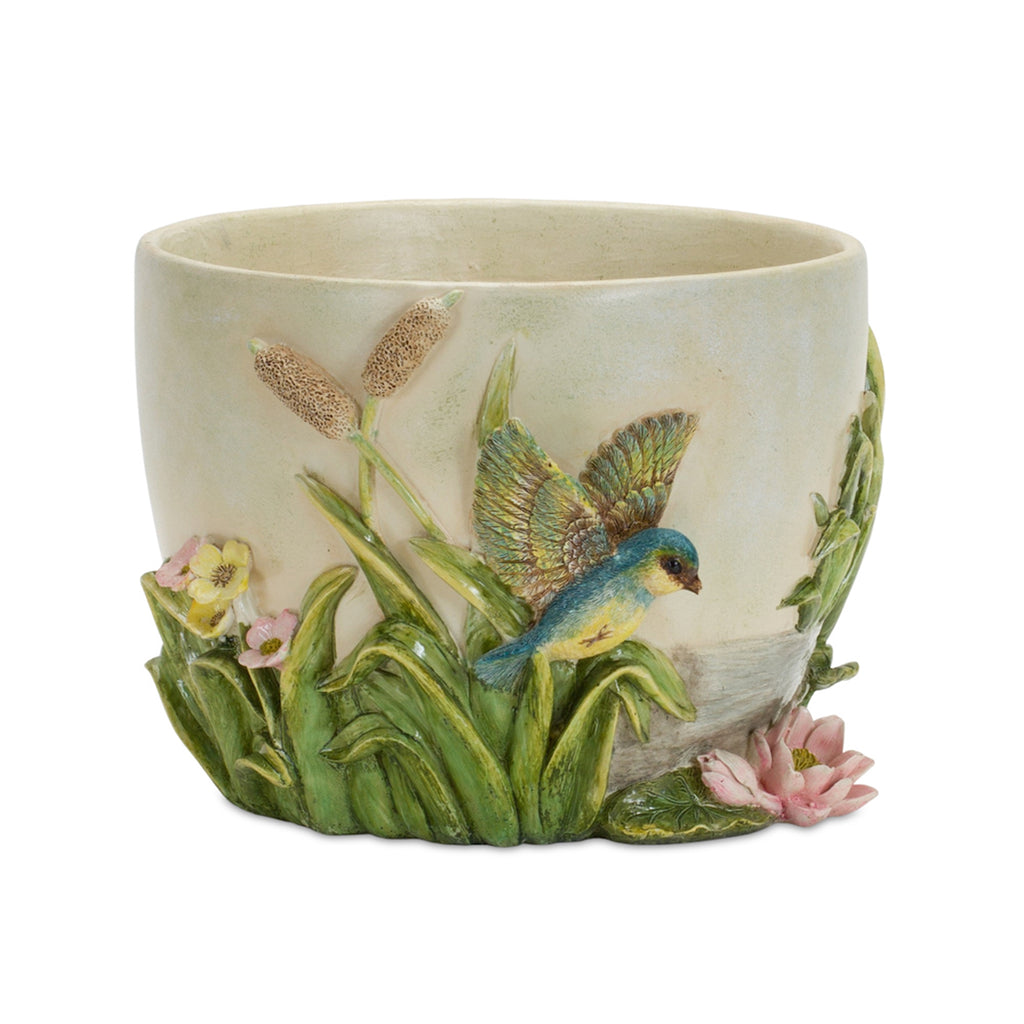 Decorative Resin Pot - Bombay Mercantile