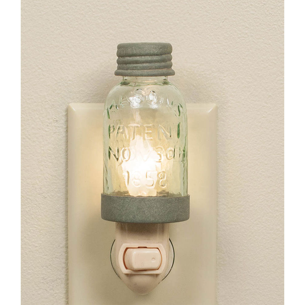 Mason Jar Night Light - Barn Roof - Box of 4 - Bombay Mercantile