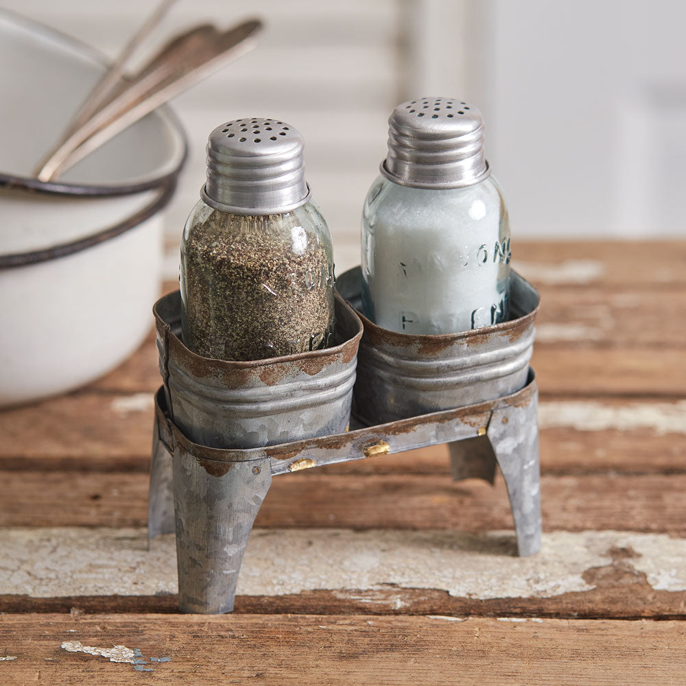 Wash Bin Salt and Pepper Caddy - Bombay Mercantile