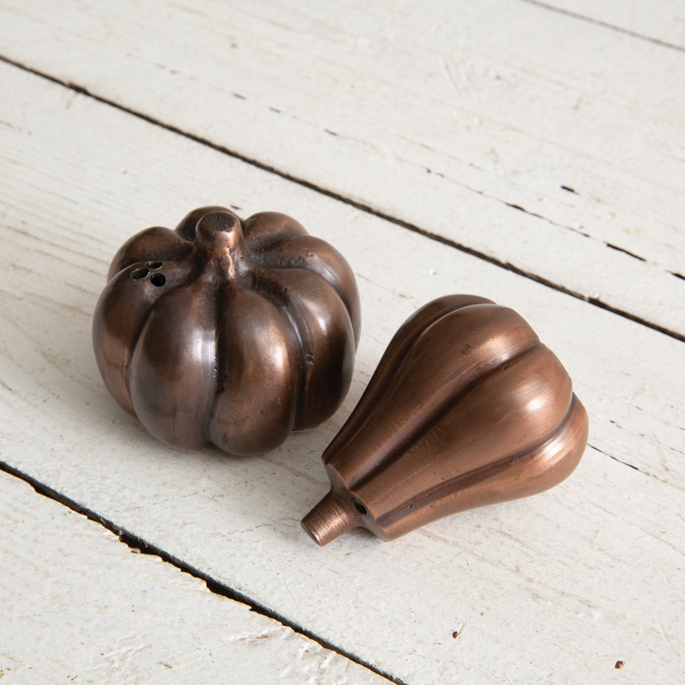 Pumpkin and Gourd Salt and Pepper Shakers - Bombay Mercantile