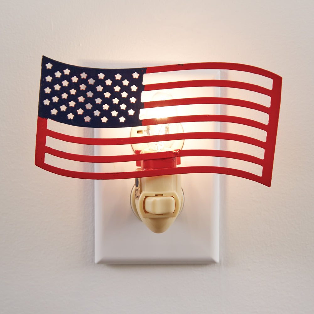American Flag Night Light - Box of 4 - Bombay Mercantile