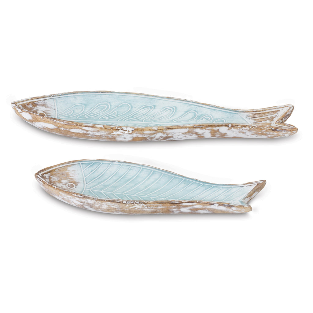 Set of 2 Fish Plate - Bombay Mercantile