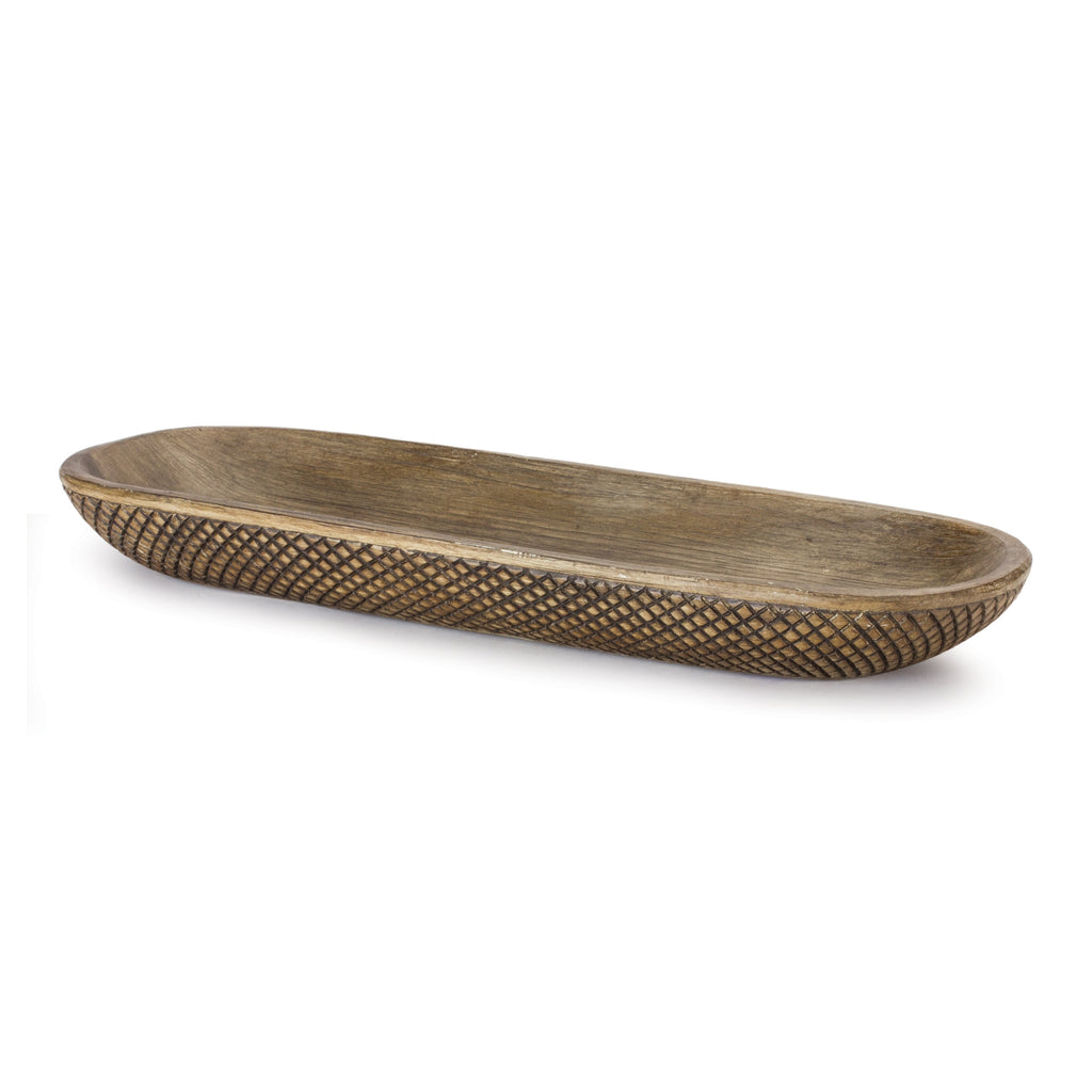 Set of 2 Checkered Design Tray - Bombay Mercantile