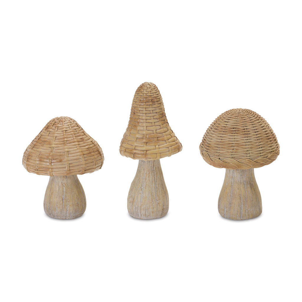 Mushroom, Set of 3 - Bombay Mercantile