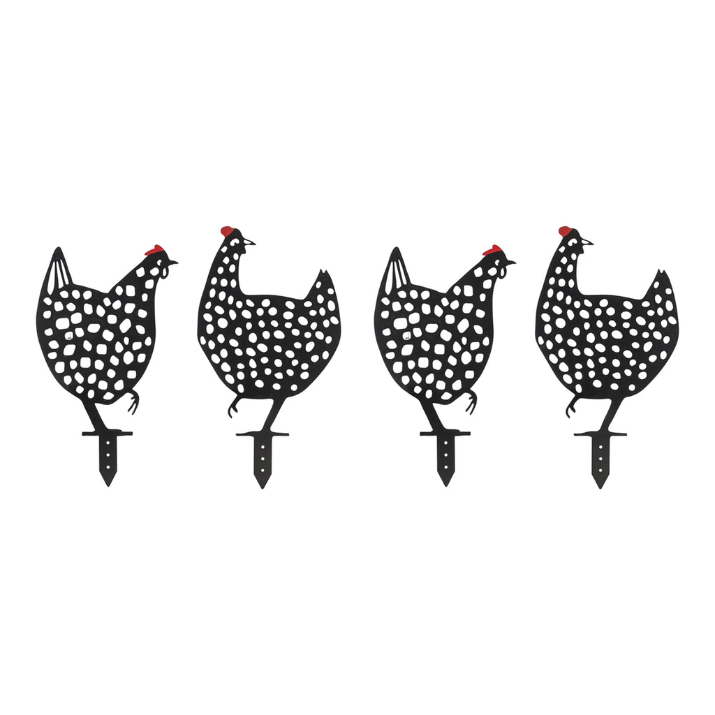 Set of 4 Chicken Stake - Bombay Mercantile
