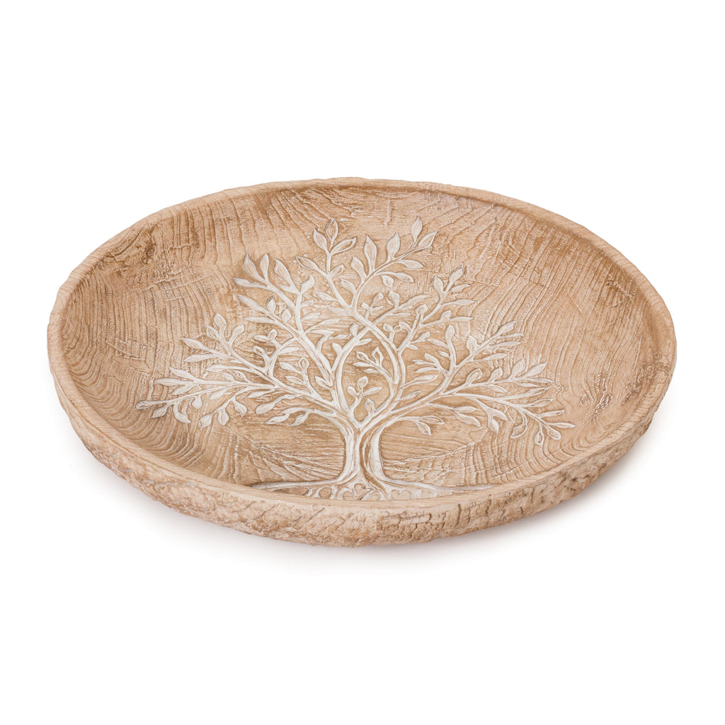 Resin Bowl With Tree Pattern, Set of 12 - Bombay Mercantile
