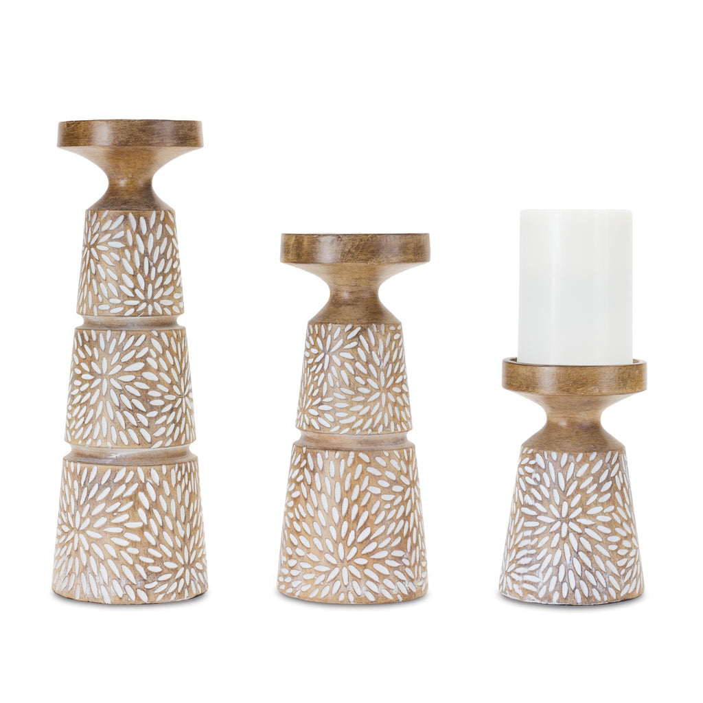 Tiered Candle Holder, Set of 3 - Bombay Mercantile