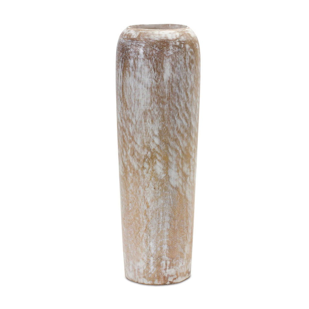 Wooden Vase - Bombay Mercantile