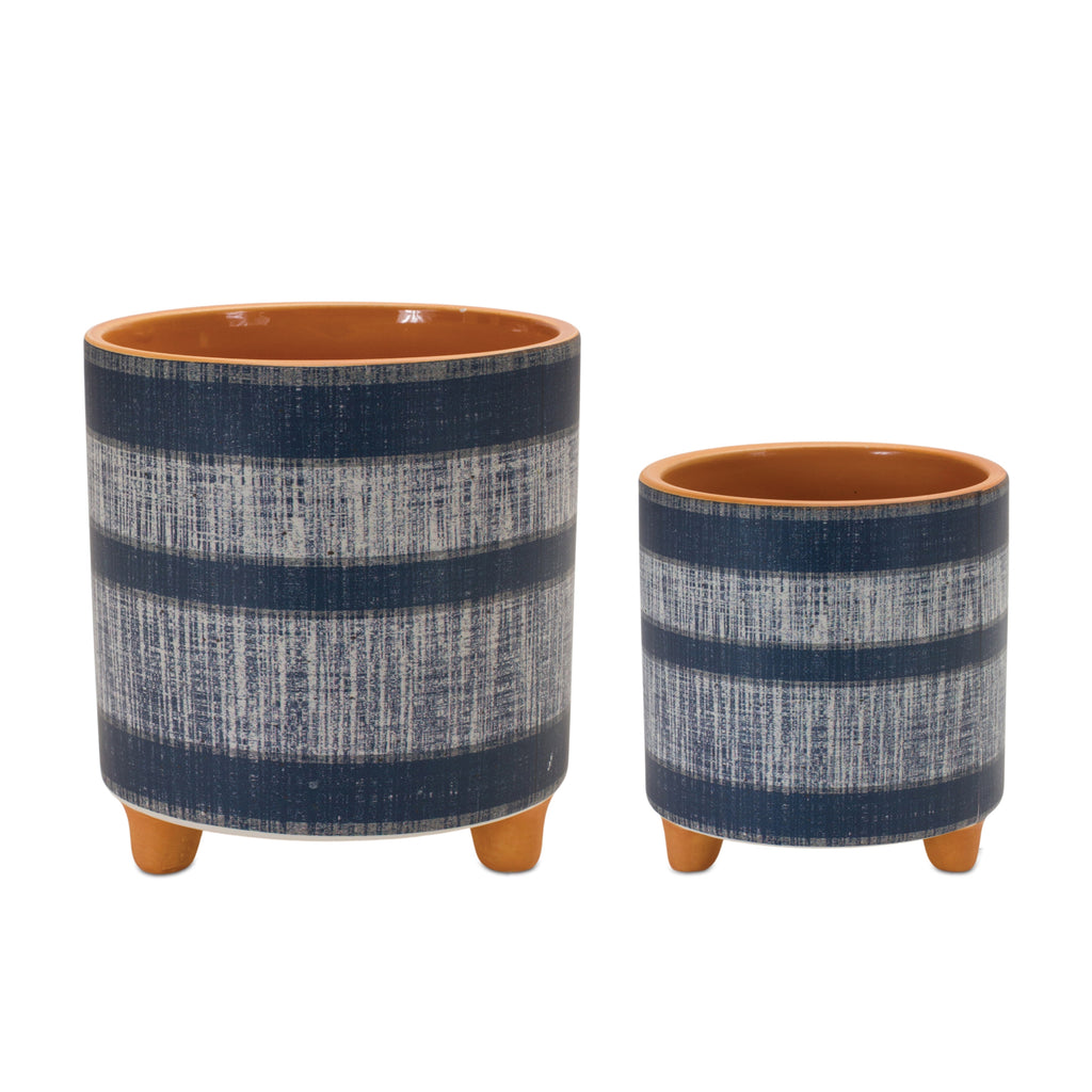 Set of 2 Dolomite Pot - Bombay Mercantile