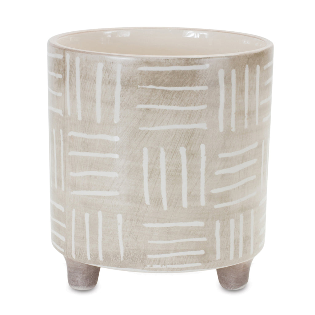 Set of 2 Dolomite Pots - Bombay Mercantile