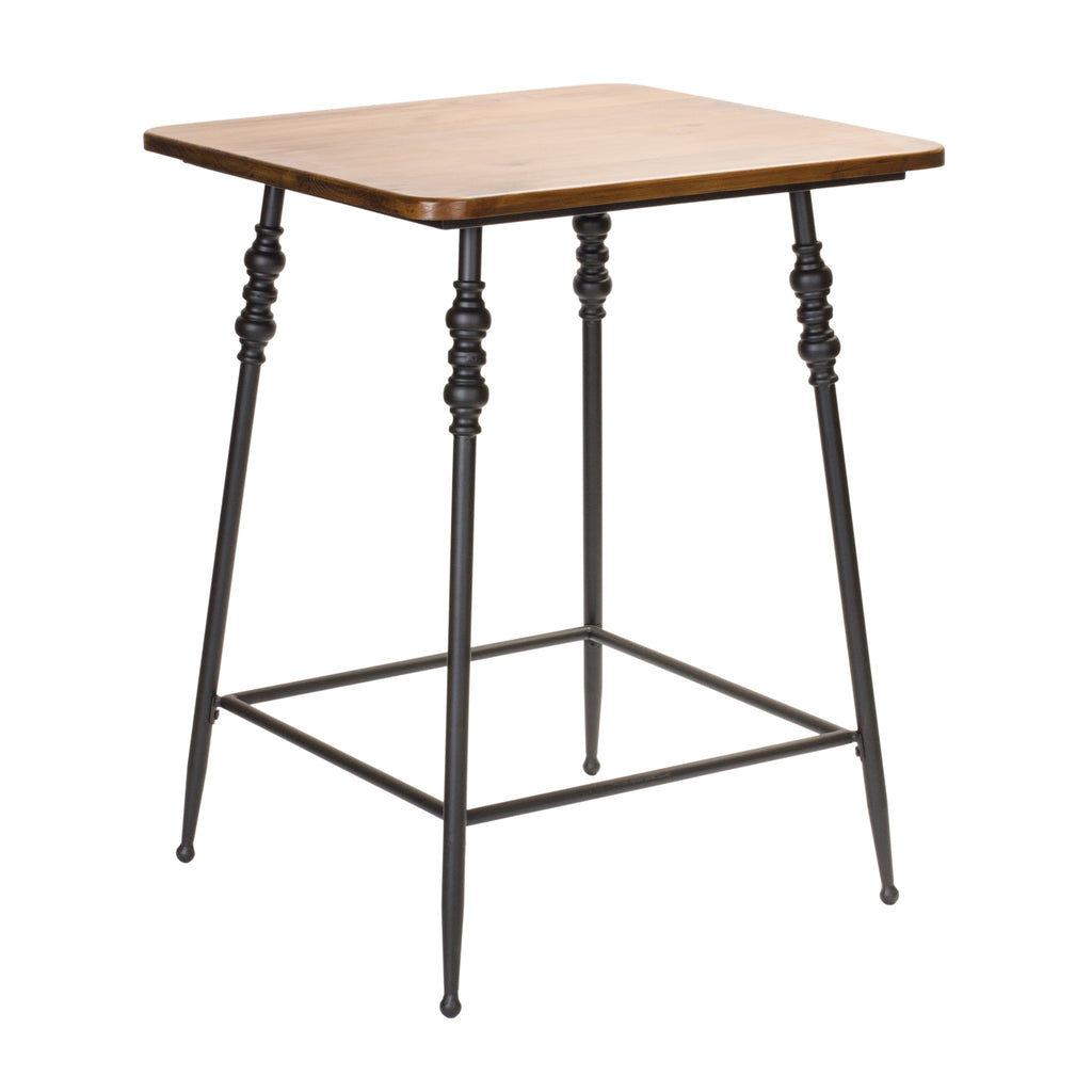 Iron/ Wood Accent Table - Bombay Mercantile