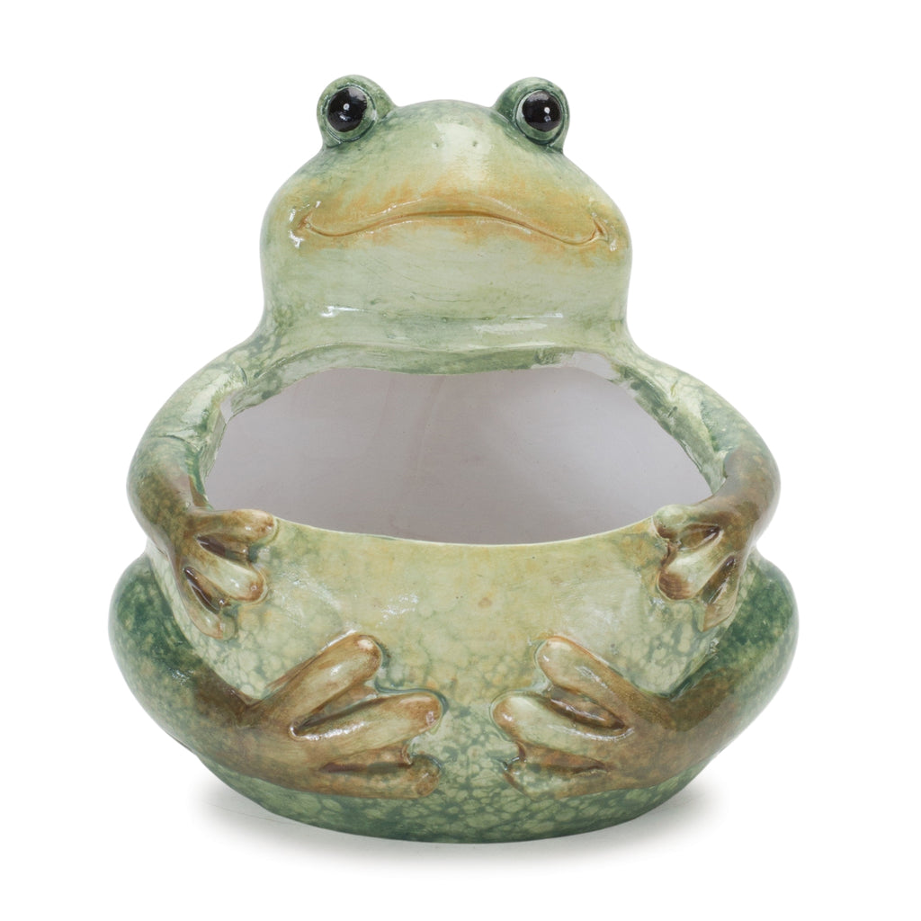 Set of 4 Planter Frog - Bombay Mercantile