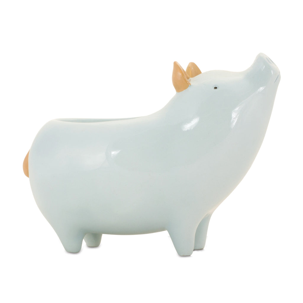 Set of 4, Pig Planter - Bombay Mercantile