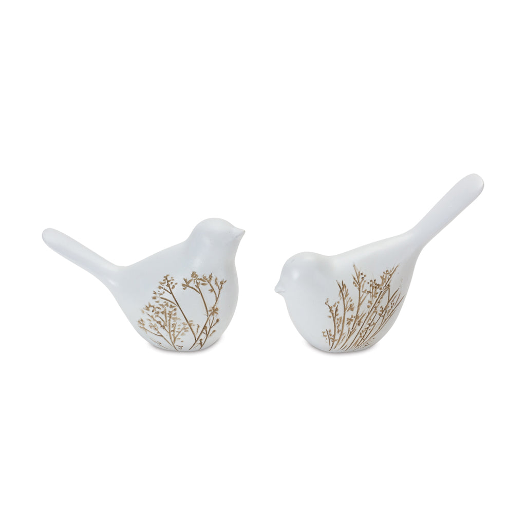 Set of 4 Printed Bird - Bombay Mercantile