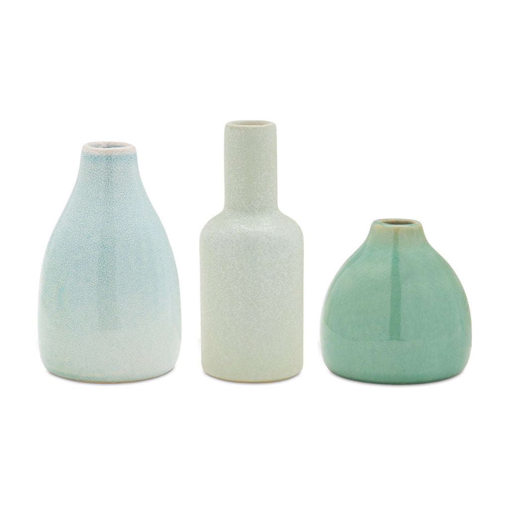 Set of 6 Pestel Shade Vase - Bombay Mercantile