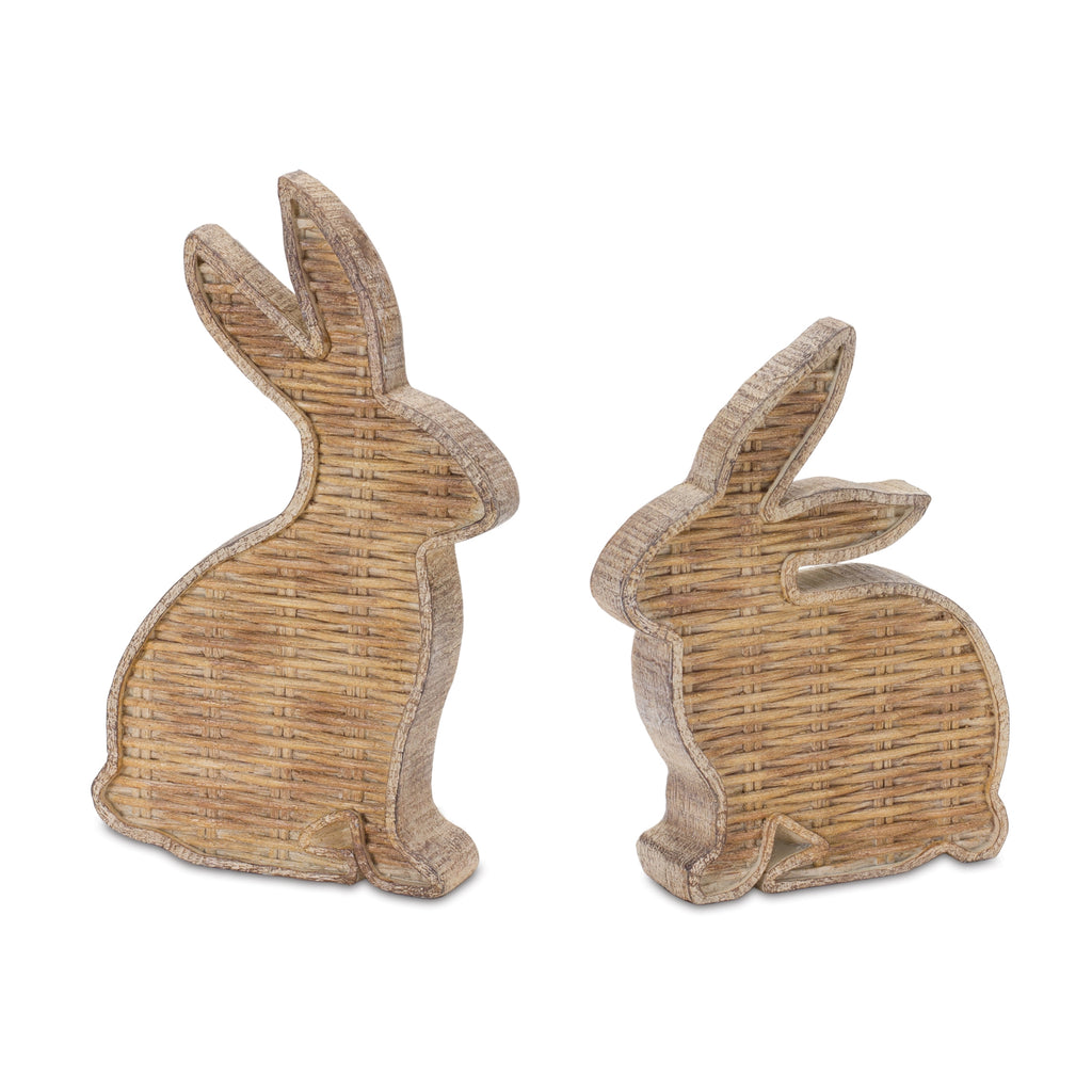 Set of 2, Rabbit Outline - Bombay Mercantile