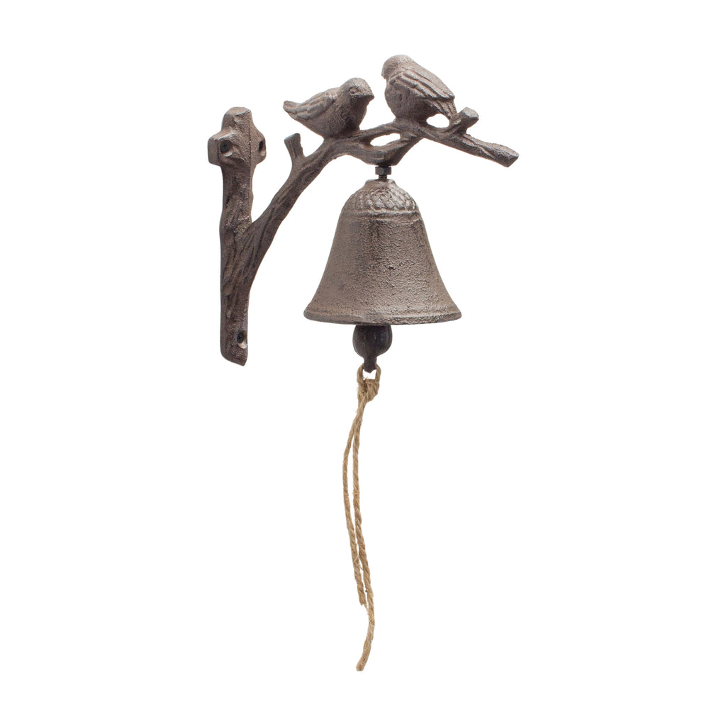 Birds on Branch With Bell - Bombay Mercantile