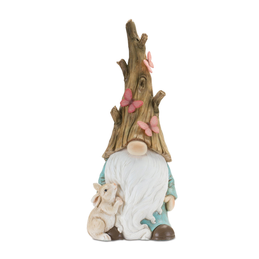 Gnome With Rabbit And Butterfly - Bombay Mercantile