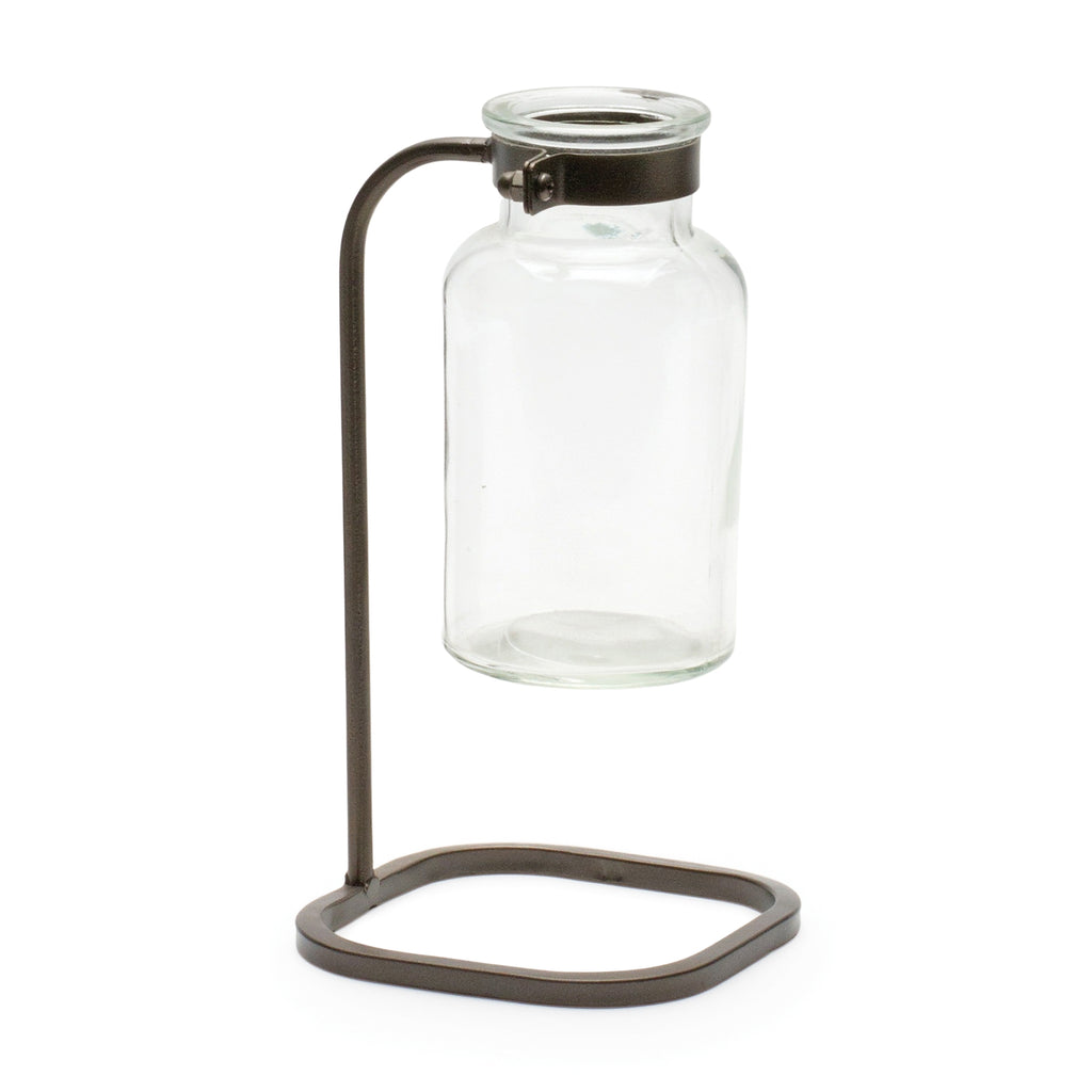 Bottle Vase In a Stand(Set of 4) - Bombay Mercantile