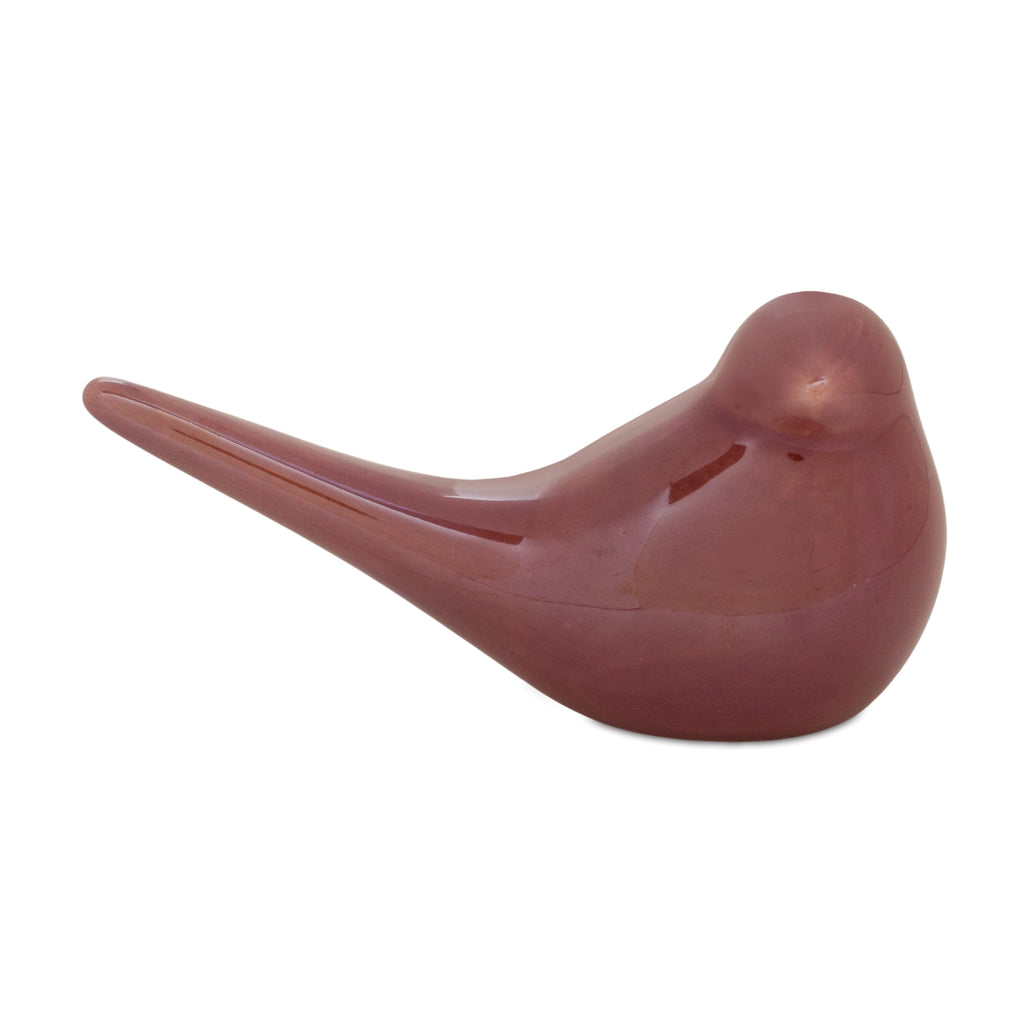 Set of 12 Porcelain Red Bird - Bombay Mercantile
