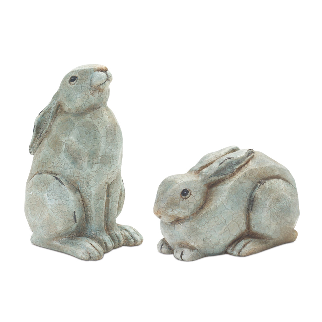Sitting And Standing Rabbit, Set of 2 - Bombay Mercantile