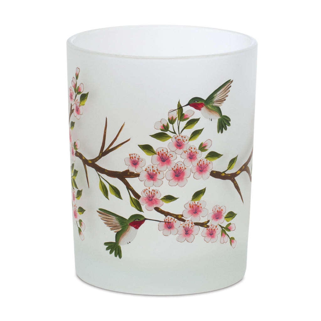 Floral Woodpecker Votive Holder, set of 6 - Bombay Mercantile