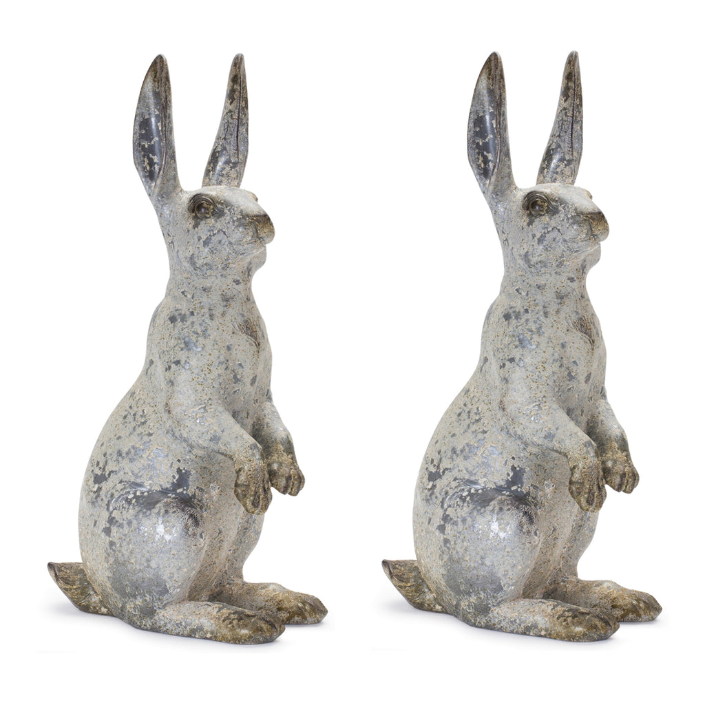 Single Standing Rabbit, Set of 2 - Bombay Mercantile