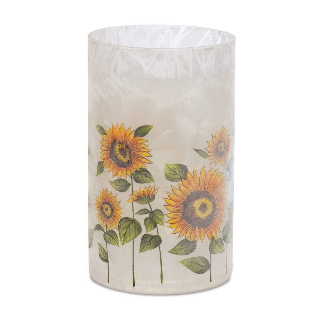 Set of 3 Sunflower Candle Holder - Bombay Mercantile