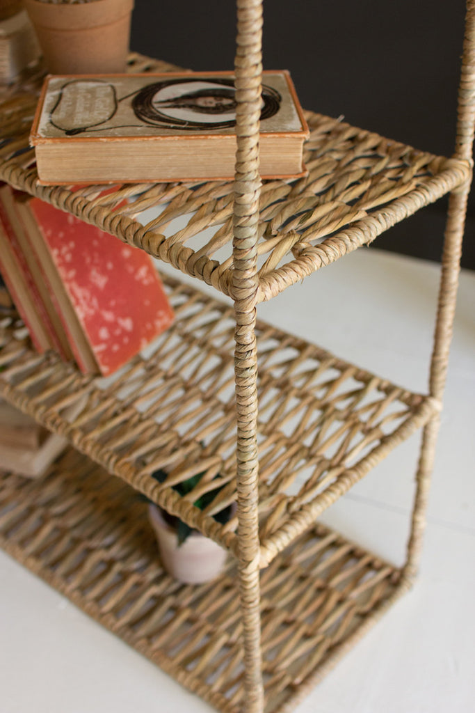 Woven Seagrass House with Shelves - Bombay Mercantile