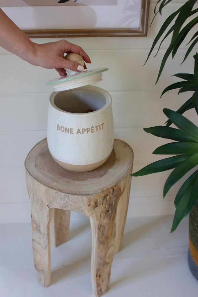Ceramic Treat Canister - Bombay Mercantile