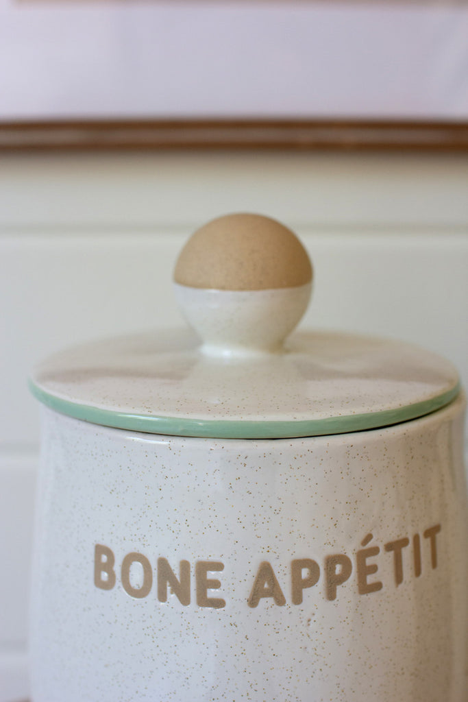 Ceramic Treat Canister - Bombay Mercantile