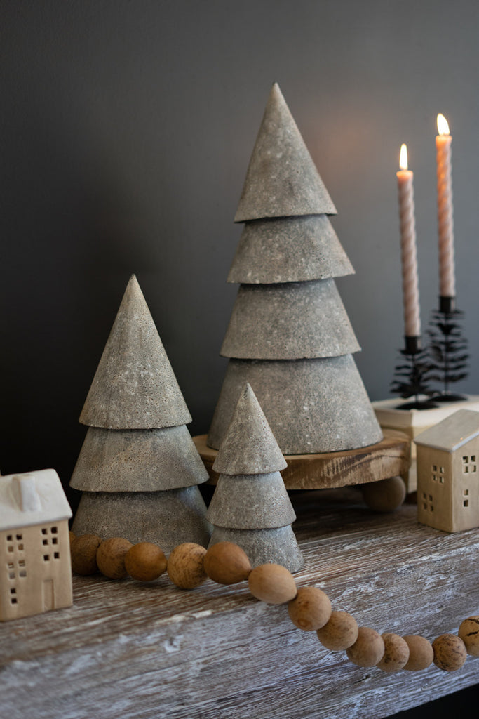 Set of 3 Metal Christmas Trees - Bombay Mercantile
