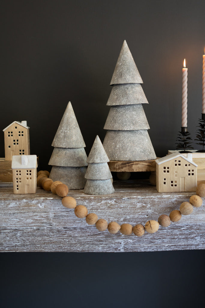 Set of 3 Metal Christmas Trees - Bombay Mercantile