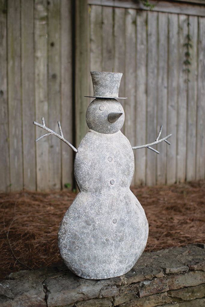 Metal Snowman - Bombay Mercantile