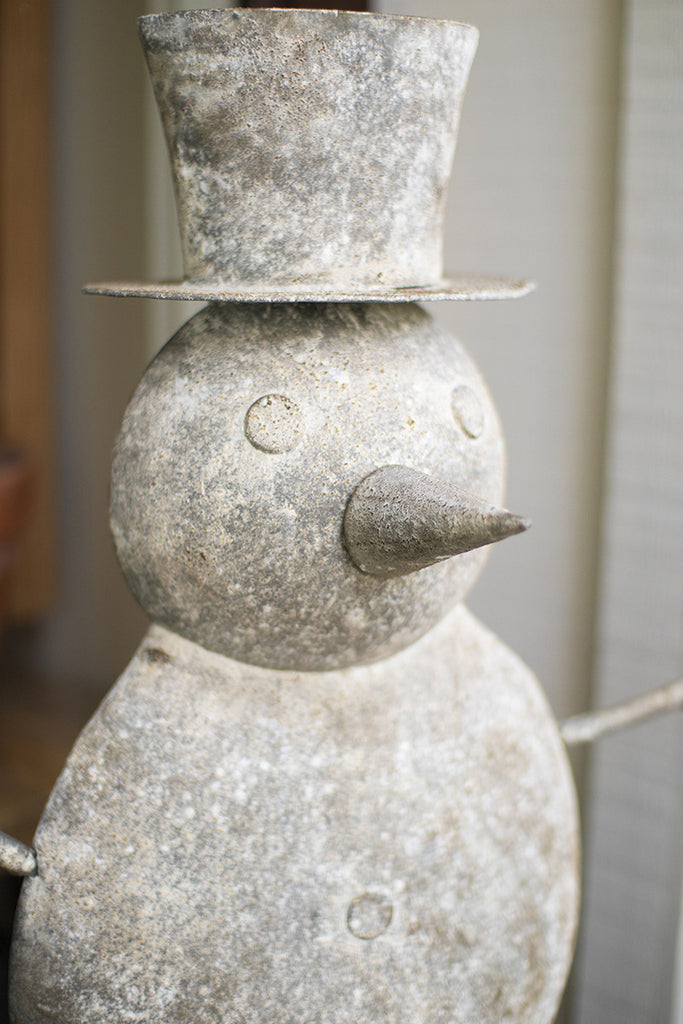 Metal Snowman - Bombay Mercantile