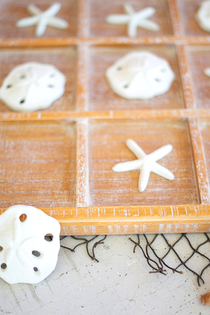 Seaside Tic-Tac-Toe, Set of 2 - Bombay Mercantile
