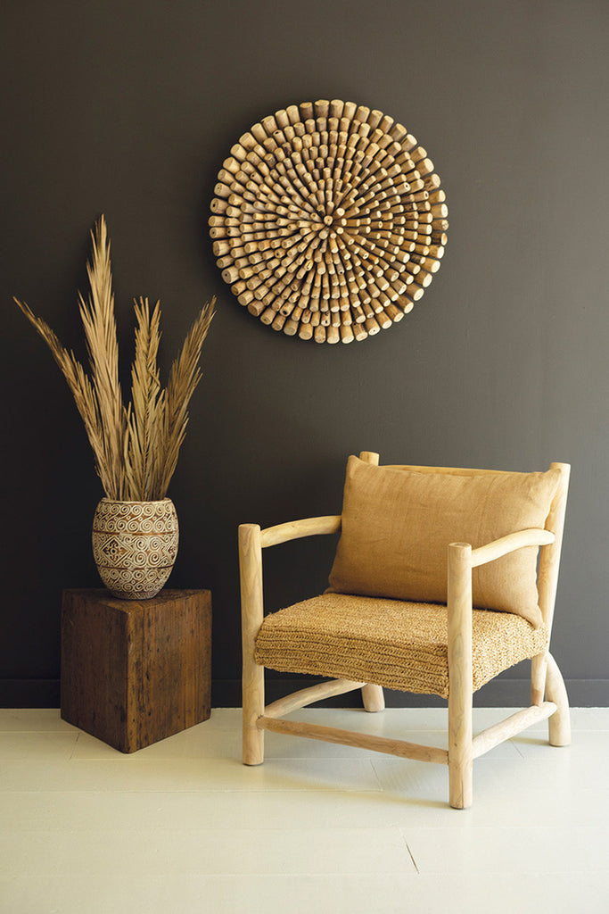 Round Driftwood Wall Art - Bombay Mercantile