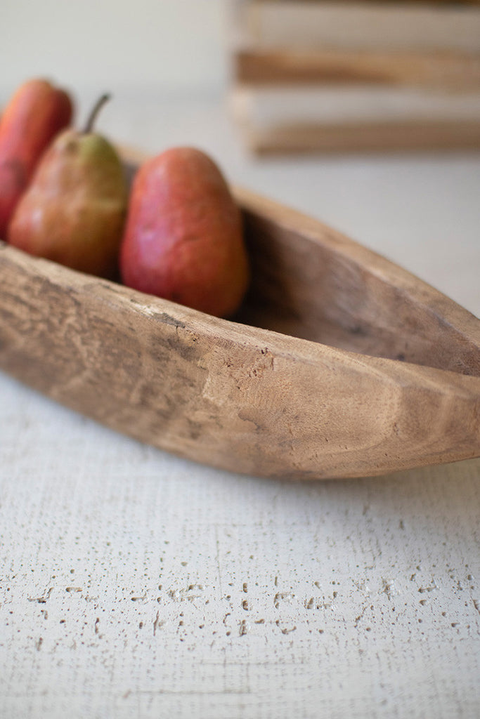 Recycled Teak Wood Vessel - Bombay Mercantile