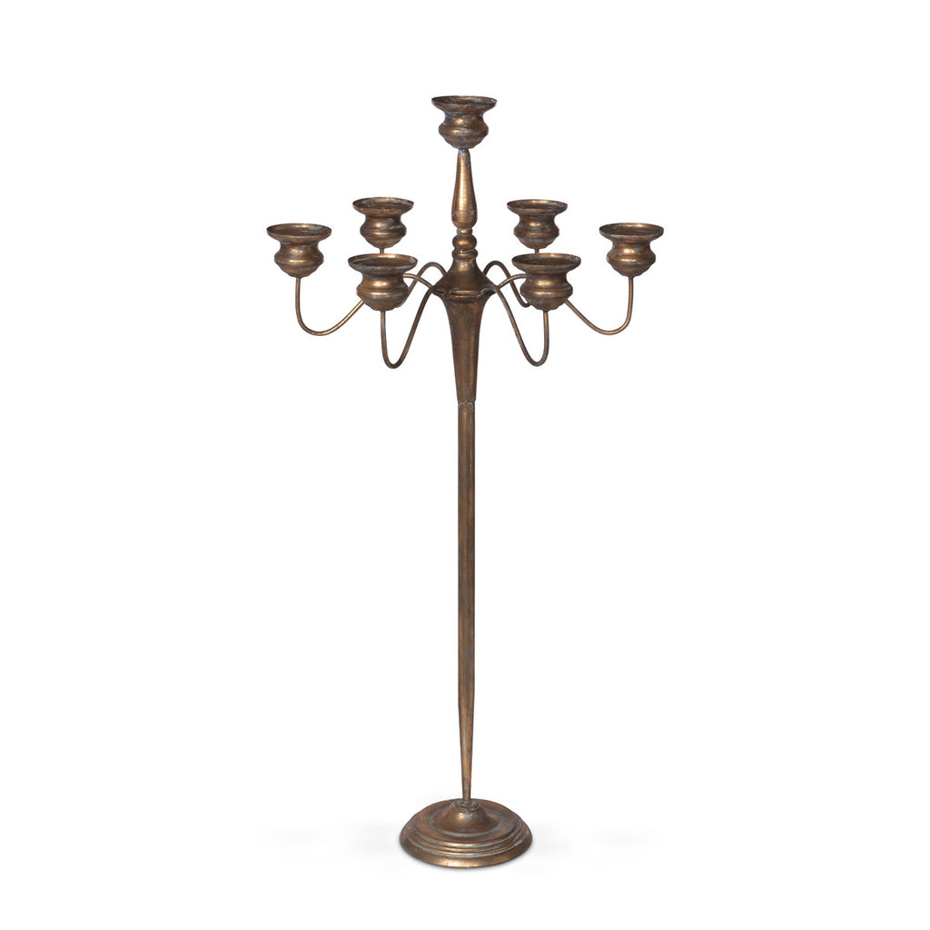 Vintage Iron Candelabra - Bombay Mercantile