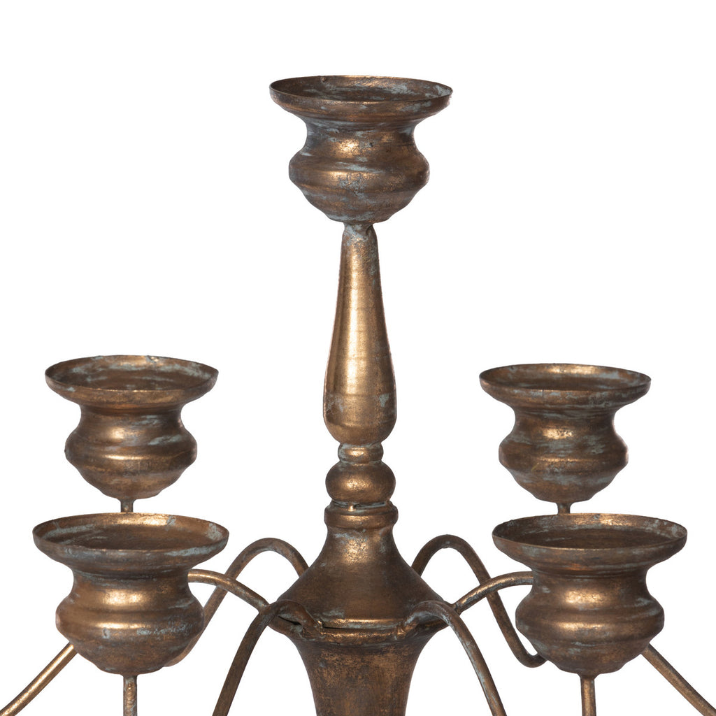 Vintage Iron Candelabra - Bombay Mercantile