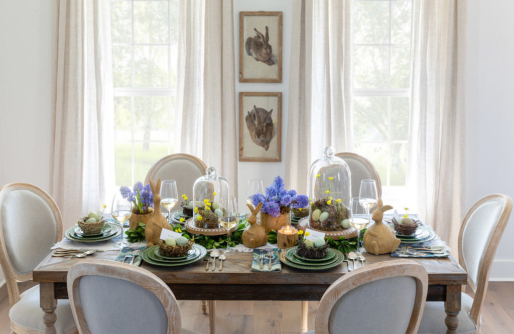 Faux Bois Thumper Bunny - Bombay Mercantile