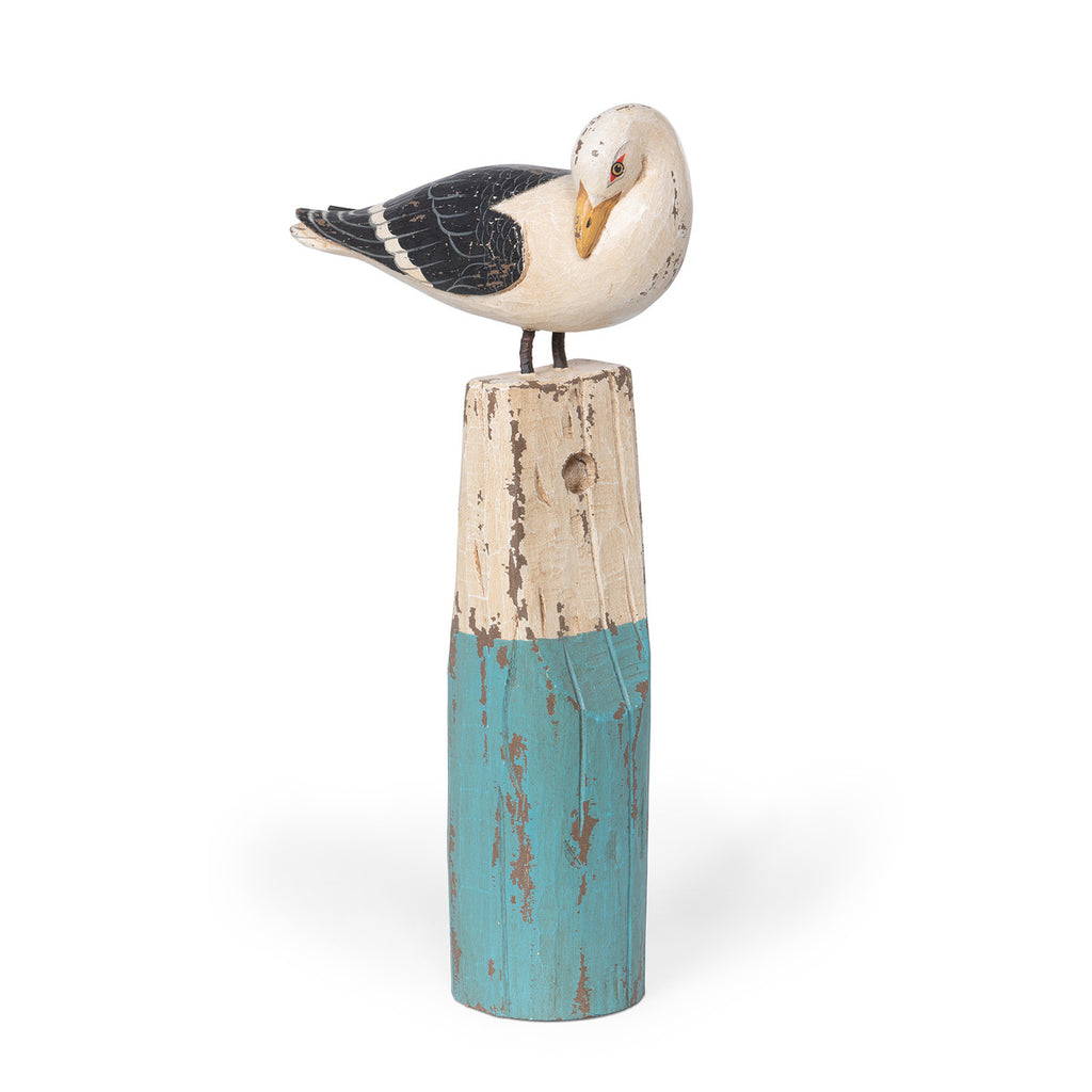 Black-Tailed Gull on Buoy - Bombay Mercantile